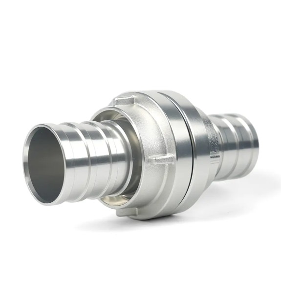 Welche Verbindungsmethode der Storz Fire Hose -Kopplung ist sicherer, Aluminiumringkompression oder Drahtbindung?