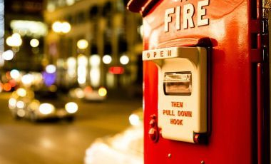 Feueralarm Brandschutzentfernung